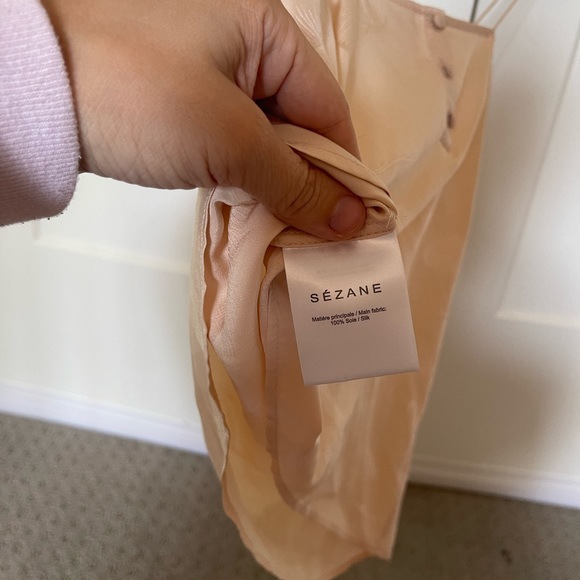 Rare Sézane feather print silk camisole - Picture 4 of 4